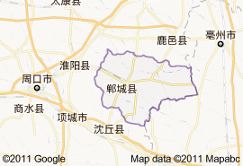 鄲城縣地圖