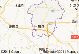 泌陽縣地圖