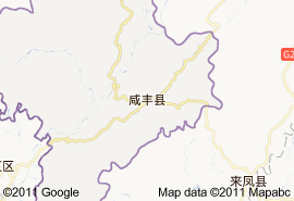 咸豐縣地圖