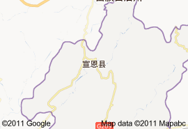 宣恩縣地圖