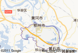 鄂城區地圖