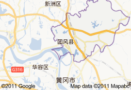 團風縣地圖