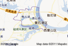 黃石港區地圖