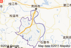 公安縣地圖