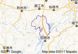 監利縣地圖