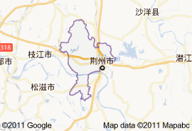 荊州區地圖