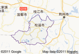 松滋市地圖