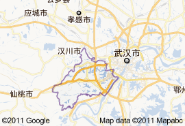 蔡甸區地圖
