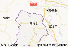 南漳縣地圖