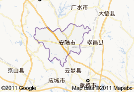 安陸市地圖