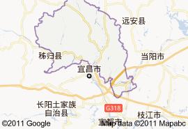 夷陵區地圖
