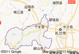 寧鄉縣地圖