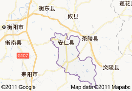 安仁縣地圖