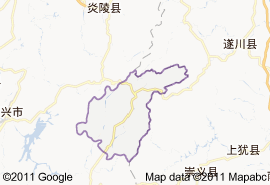 桂東縣地圖