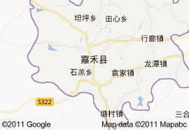 嘉禾縣地圖