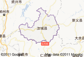 汝城縣地圖