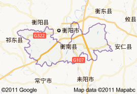 衡南縣地圖