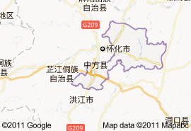 中方縣地圖