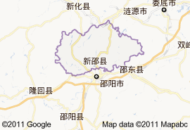 新邵縣地圖