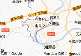 雨湖區地圖