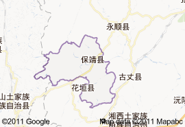保靖縣地圖