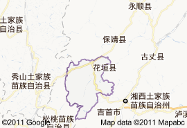 花垣縣地圖