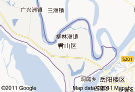 君山區地圖