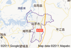 汨羅市地圖