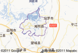 湘陰縣地圖