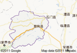 慈利縣地圖