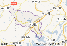 太湖縣地圖