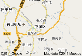 黃山市地圖
