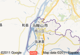馬鞍山市地圖