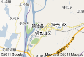 銅陵市地圖