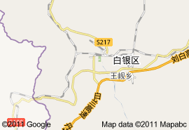 白銀市地圖