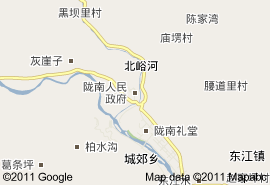 隴南市地圖
