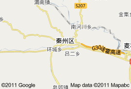 天水市地圖