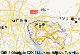 東莞市地圖
