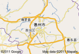 惠州市地圖