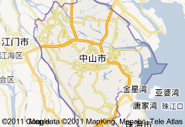 中山市地圖