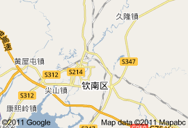 欽州市地圖