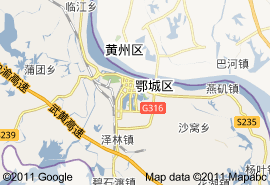 鄂州市地圖