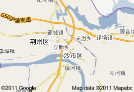 荊州市地圖