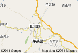 十堰市地圖