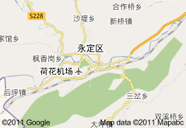 張家界市地圖