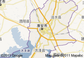 淮安市地圖