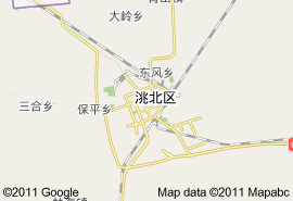 白城市地圖