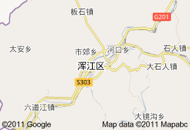 白山市地圖
