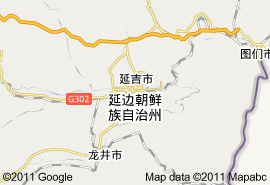 延邊朝鮮族自治州地圖
