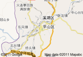本溪市地圖